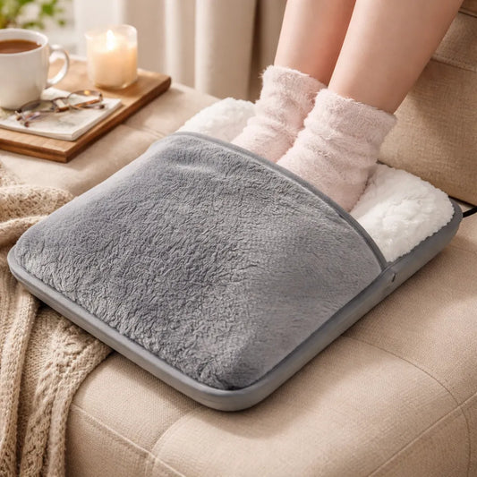 Calentador de pies - Carga USB - Color Gris