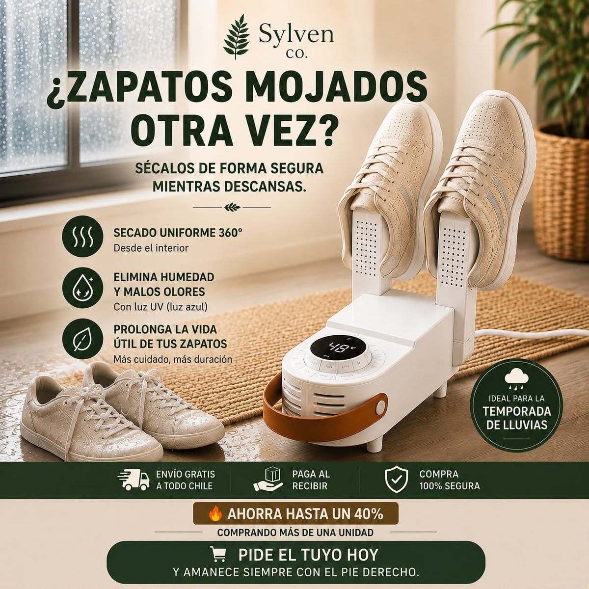 DryStep Pro | Secador Inteligente para Zapatos