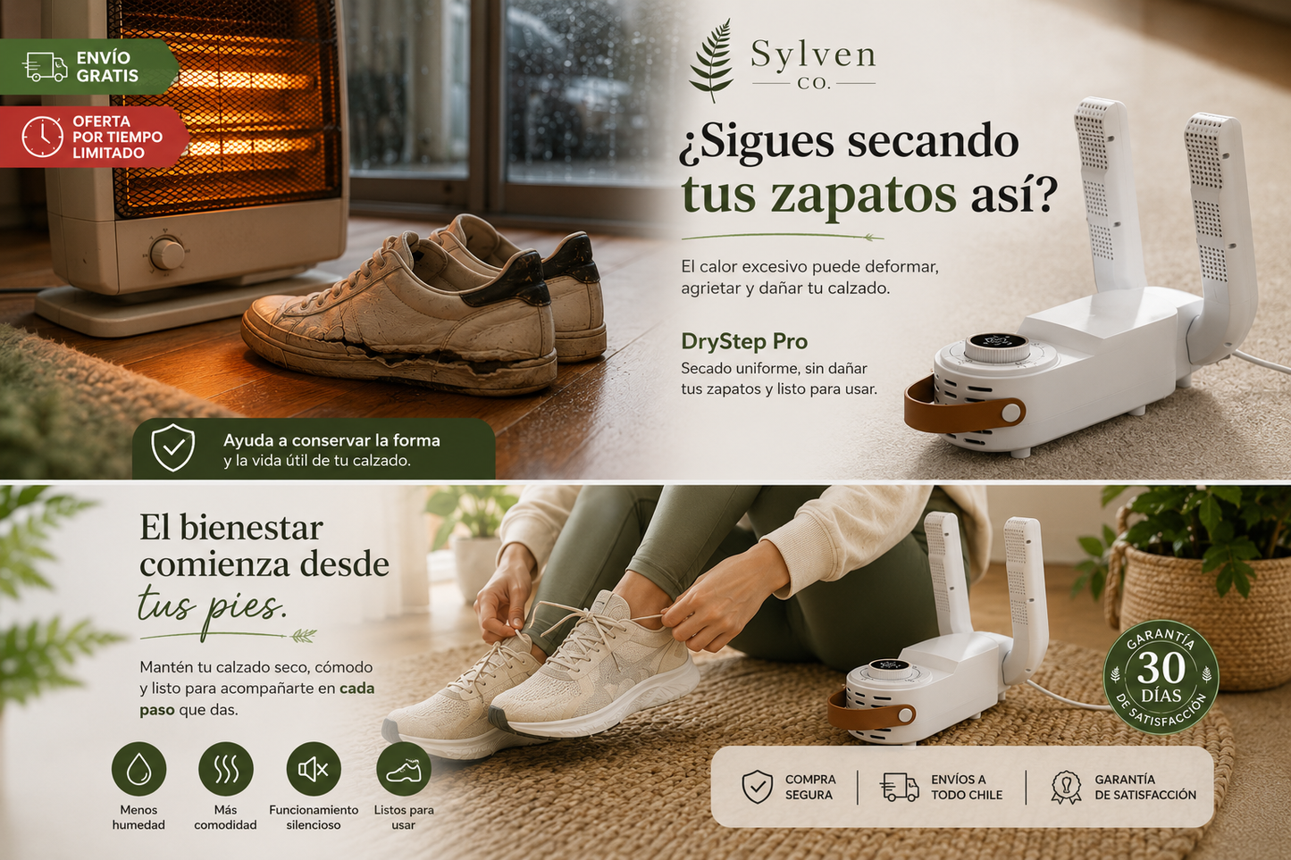 DryStep Pro | Secador Inteligente para Zapatos